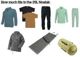25L Wet & Dry Backpack (788) - perfect for these items